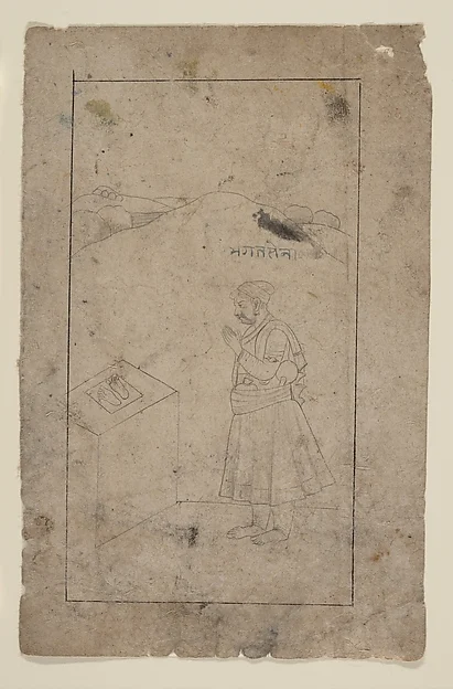 Bhagat Sen Worshipping Vishnupada