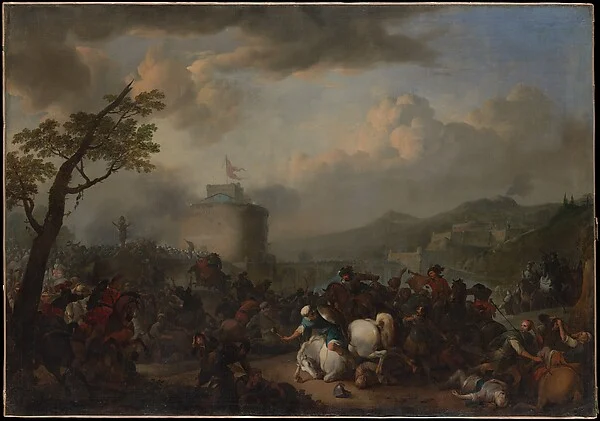 Battle Scene — Johannes Lingelbach