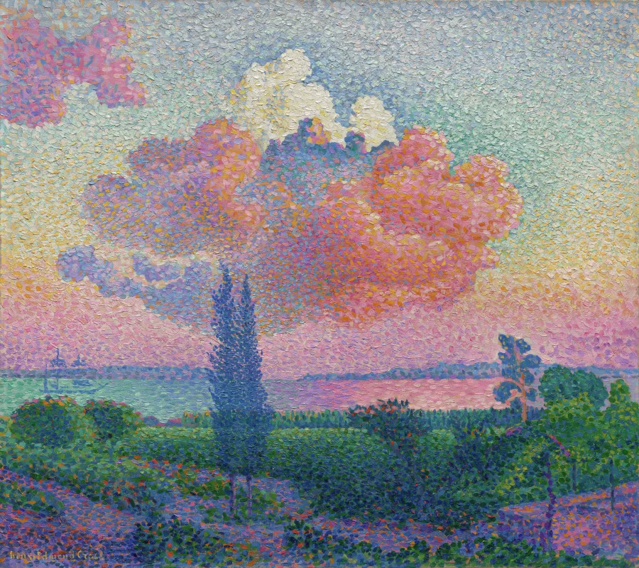 The Pink Cloud — Henri-Edmond Cross (French, 1856–1910)