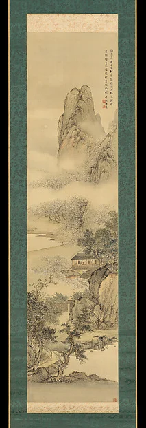 Plum Blossoms under the Moon at Dawn — Okuhara Seiko