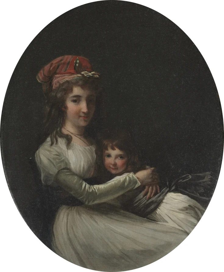 Portrait of a Mother and Daughter — Henri-Pierre Danloux (French, 1753–1809)