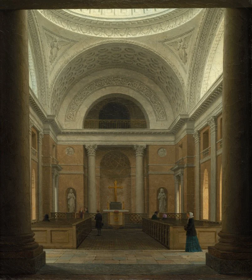 The Slotskirken of Christiansborg, Copenhagen — Heinrich Hansen (Danish, 1821–1890)