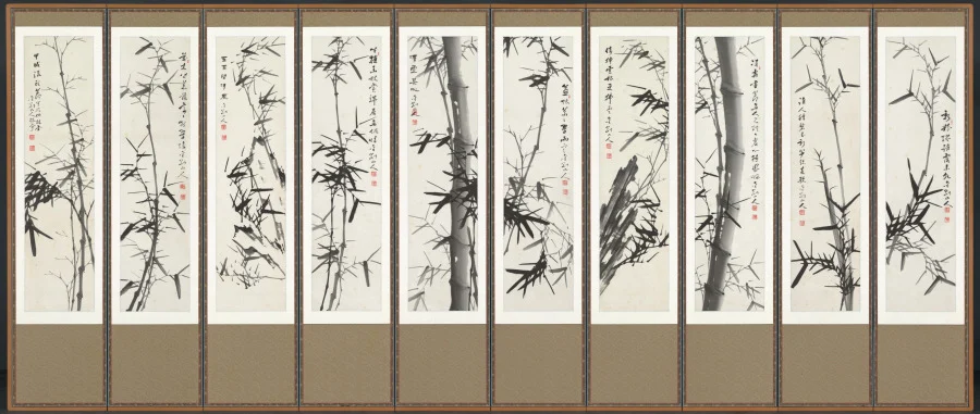 Bamboos in Wind