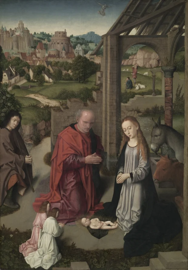 The Nativity — Gerard David (Netherlandish, 1450/60–1523)