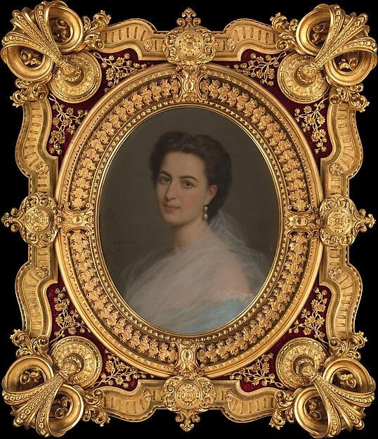 Portrait of a Woman (Marianna Panciatichi, marchesa Paolucci delle Roncole, 1835–1919, or her sister-in-law, Beatrice Ferrari-Corbelli di Reggio, contessa di Lucciano) — Michele Gordigiani