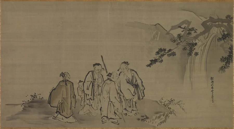 Chinese Sages — Kano Tan’yū (Japanese, 1602–1674)