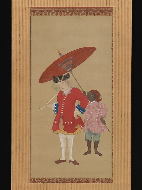 Dutchman with a Servant — Kawahara Keiga