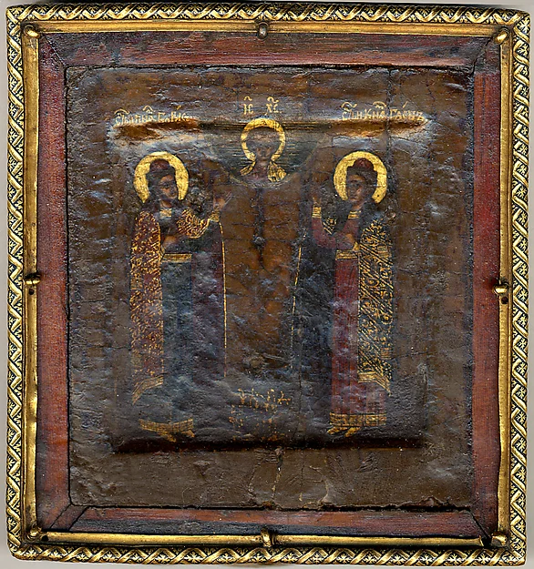 The Christ Child with Saints Boris and Gleb — Russian Painter