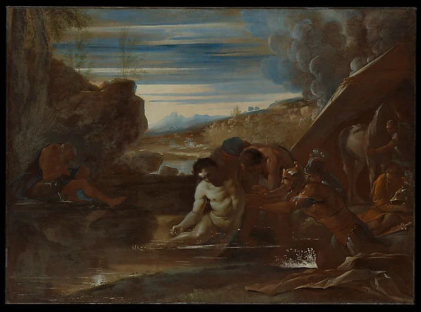 Alexander the Great Rescued from the River Cydnus — Pietro Testa