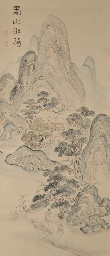 Riding in Springtime Mountains — Ike Taiga (Japanese, 1723–1776)