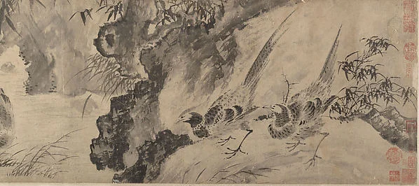 Marsh Scene with Birds