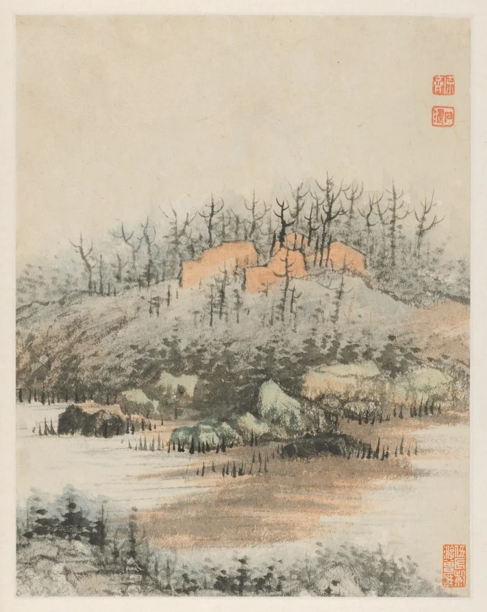 Reminiscences of Qinhuai River — Shitao (Chinese, 1642–1707)