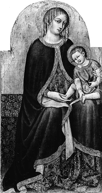 Madonna and Child with Saints — Priamo della Quercia (Priamo del Pietro)