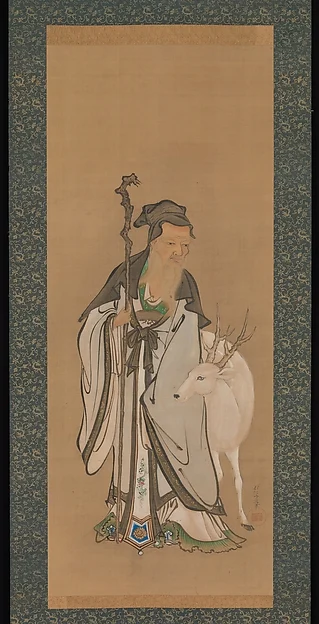 Jurōjin — Kano Tanshin (Moromichi)