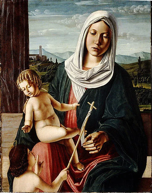 Madonna and Child with the Infant Saint John the Baptist — Michele da Verona (Michele di Zenone)