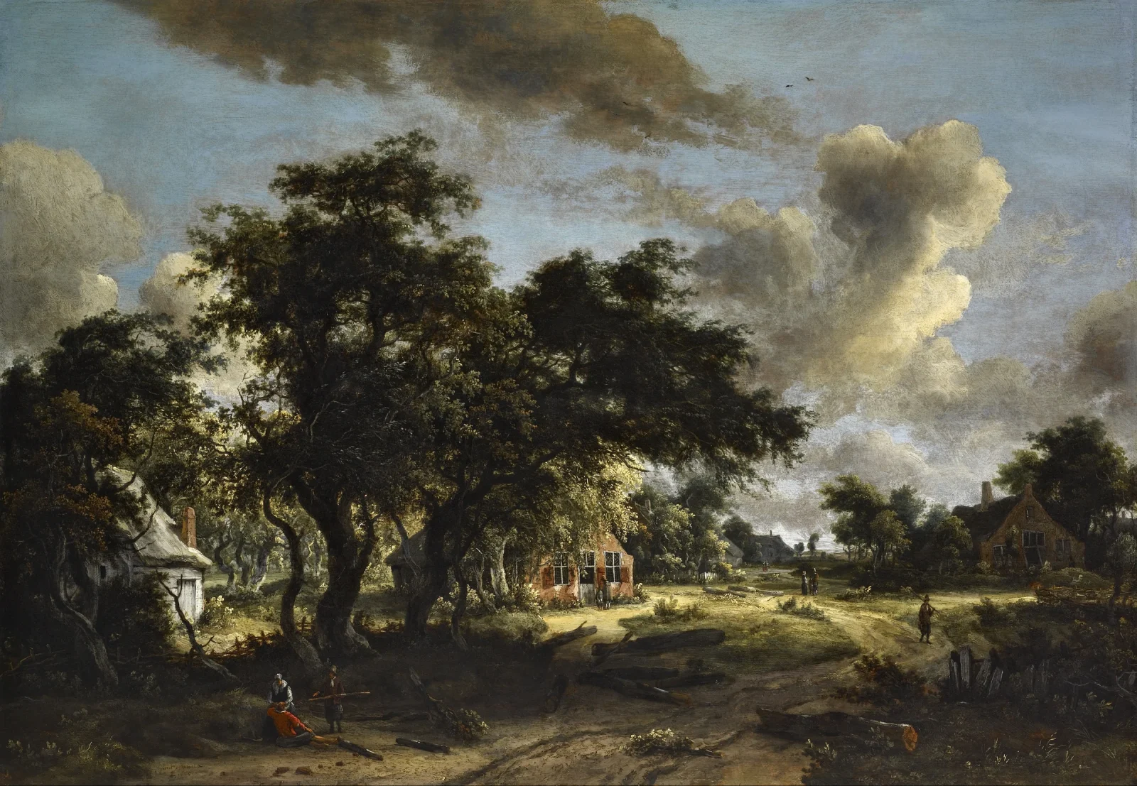 Village among Trees — Meindert Hobbema