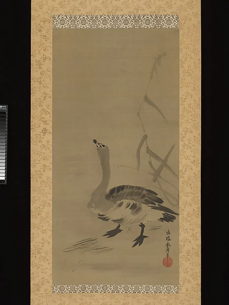 Wild Goose and Reeds