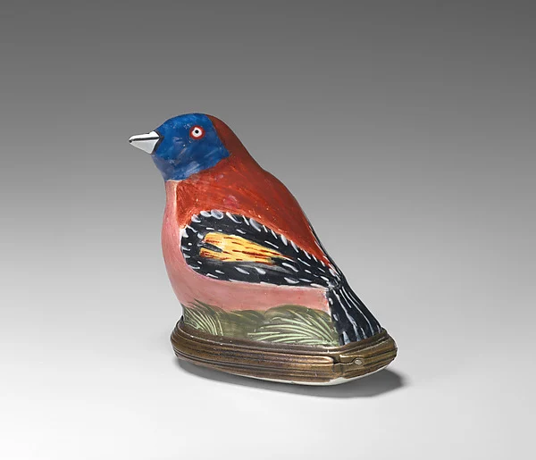 Bonbonnière in the form of a fantastical bird