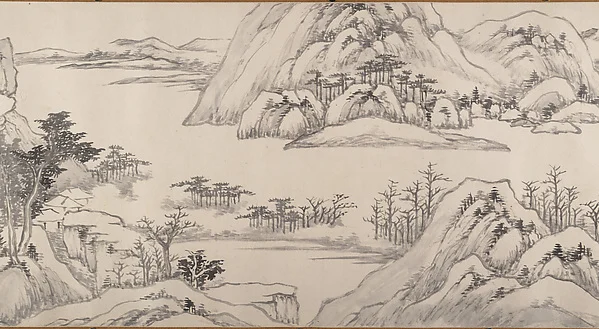 River Landscape in Autumn — Luo Mu