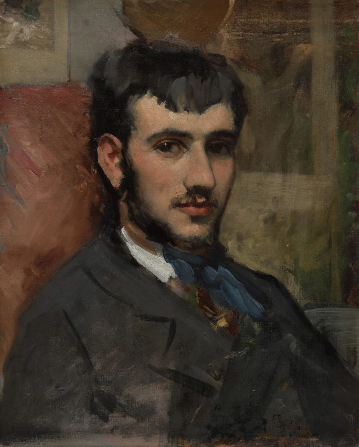 Portrait of Renoir — Frédéric Bazille (French, 1841–1870)