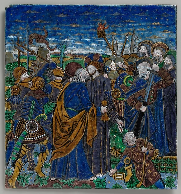 Plaque with The Betrayal of Christ — Monvaerni