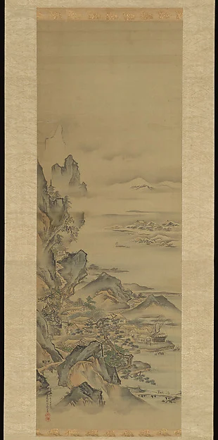 Mount Penglai with Eight Views of Xiao and Xiang — Kano Tansui Moritsune