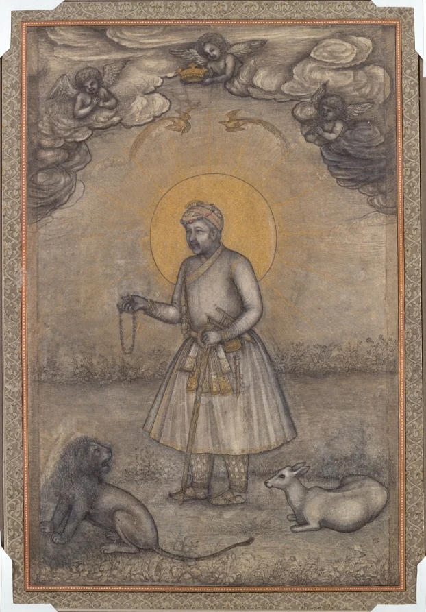 Portrait of the Aged Akbar — Govardhan (Indian, active c.1596–1645)