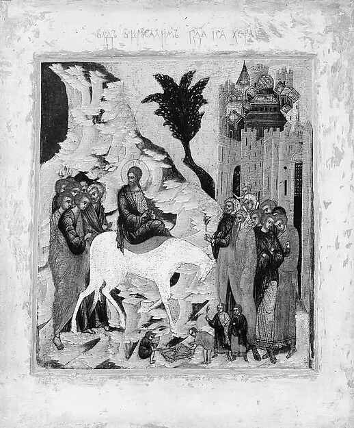 Christ's Entry into Jerusalem — Russian Painter