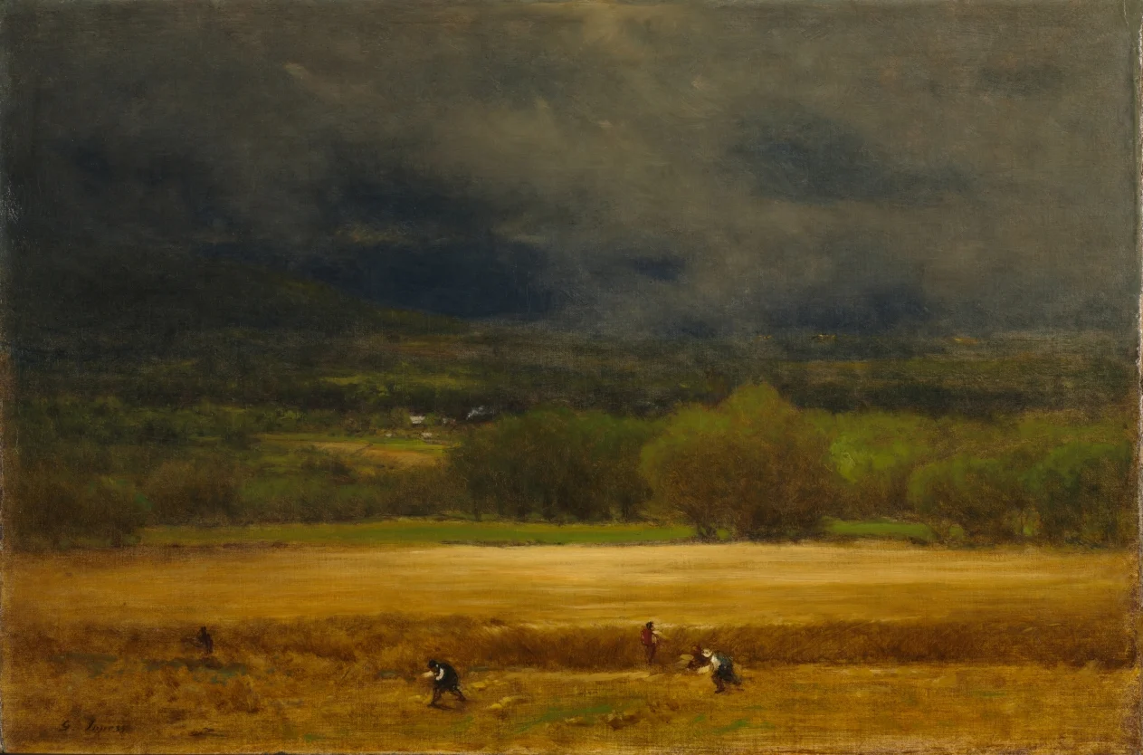 The Wheat Field — George Inness (American, 1825–1894)