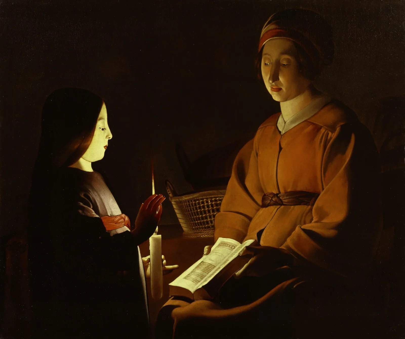 The Education of the Virgin — Georges Du Mesnil De La Tour