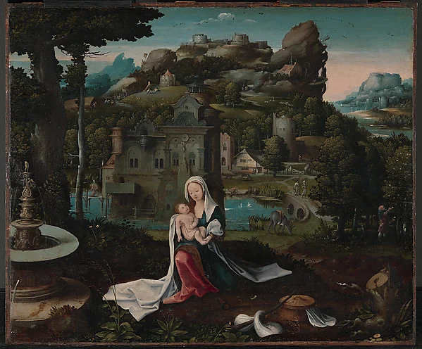 The Rest on the Flight into Egypt — Netherlandish (Antwerp) Painters