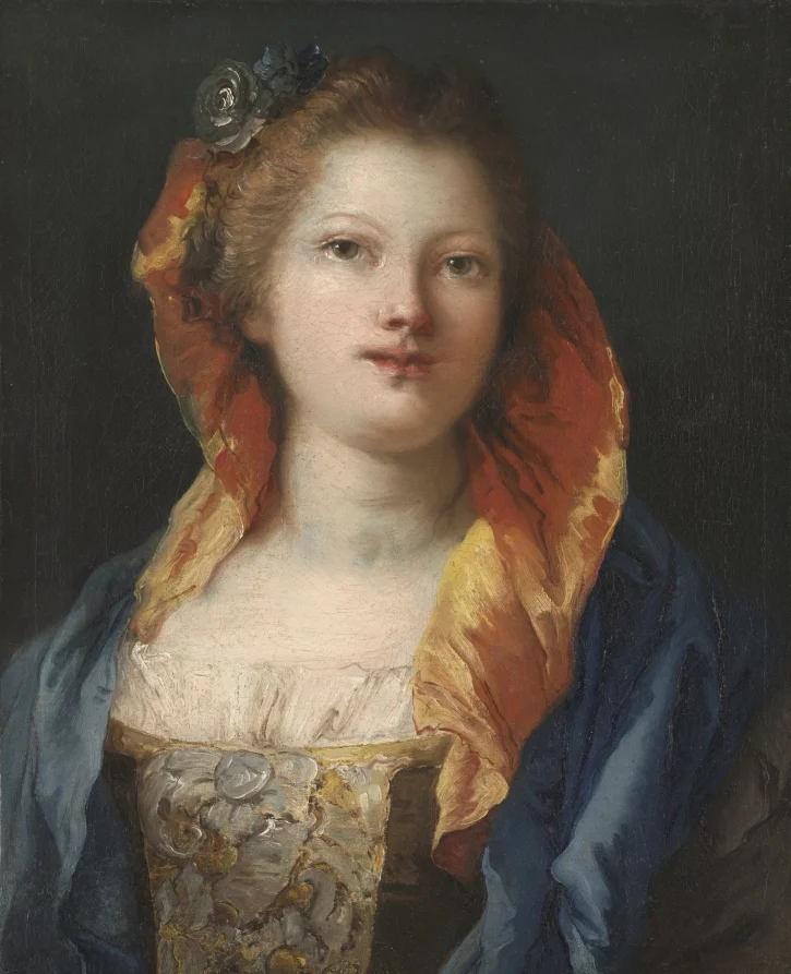 Portrait of a Woman — Giovanni Domenico Tiepolo (Italian, 1727–1804)