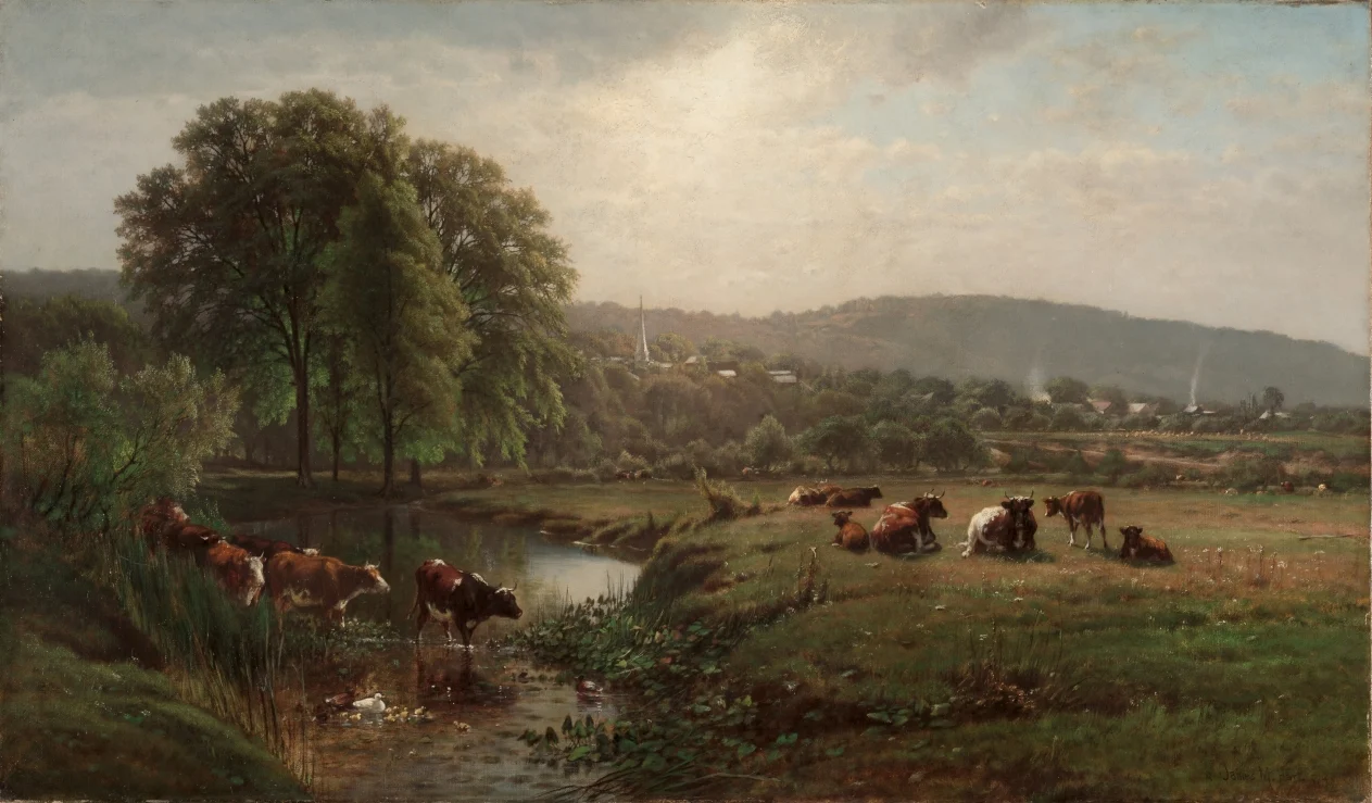 Morning in New England — James McDougal Hart (American, born Scotland, 1828–1901)