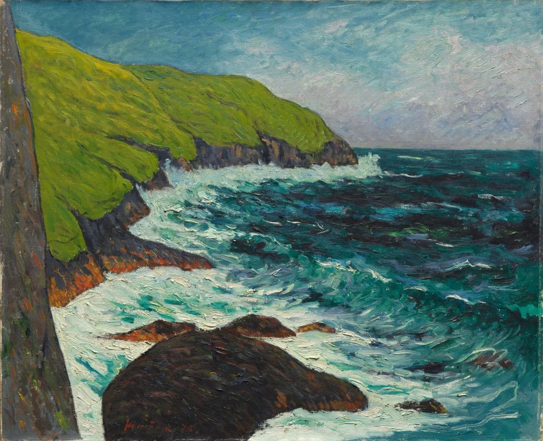 The Cliffs at Beg-ar-Fry, Saint-Jean-du-Doigt — Maxime Maufra (French, 1861–1918)