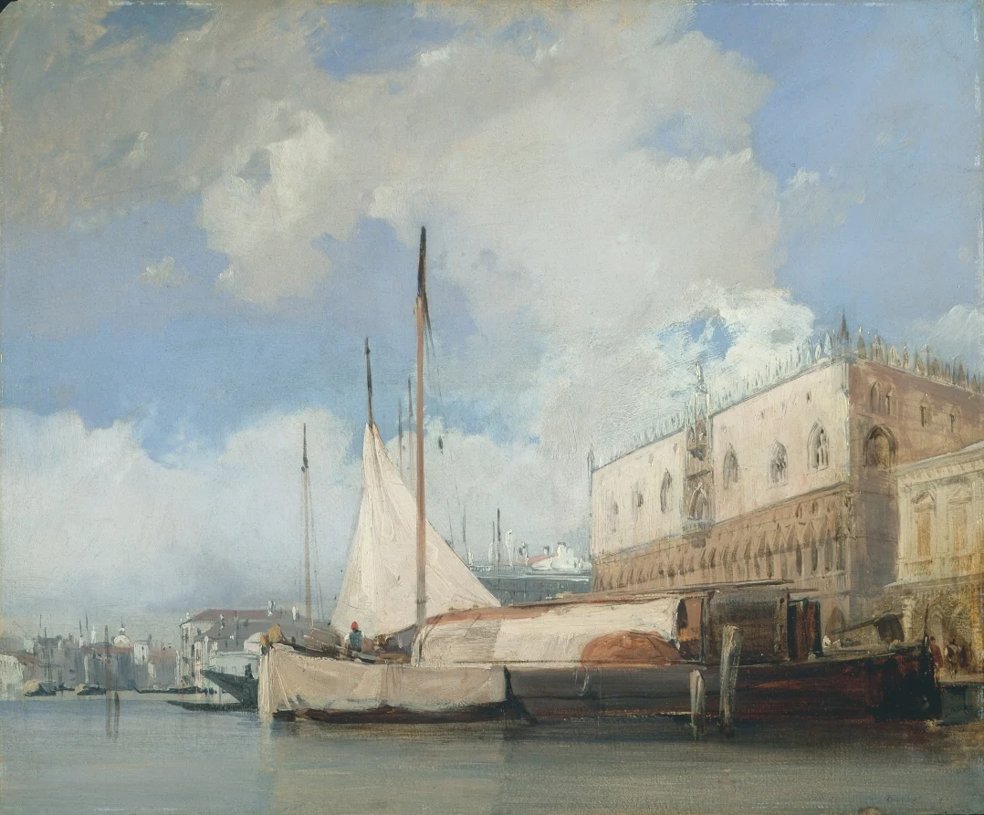 The Doge's Palace, Venice — Richard Parkes Bonington (British, 1802–1828)