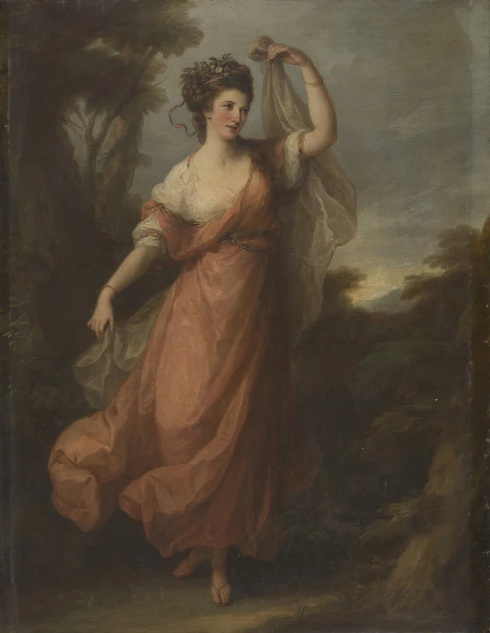A Dancing Young Woman as Terpsichore