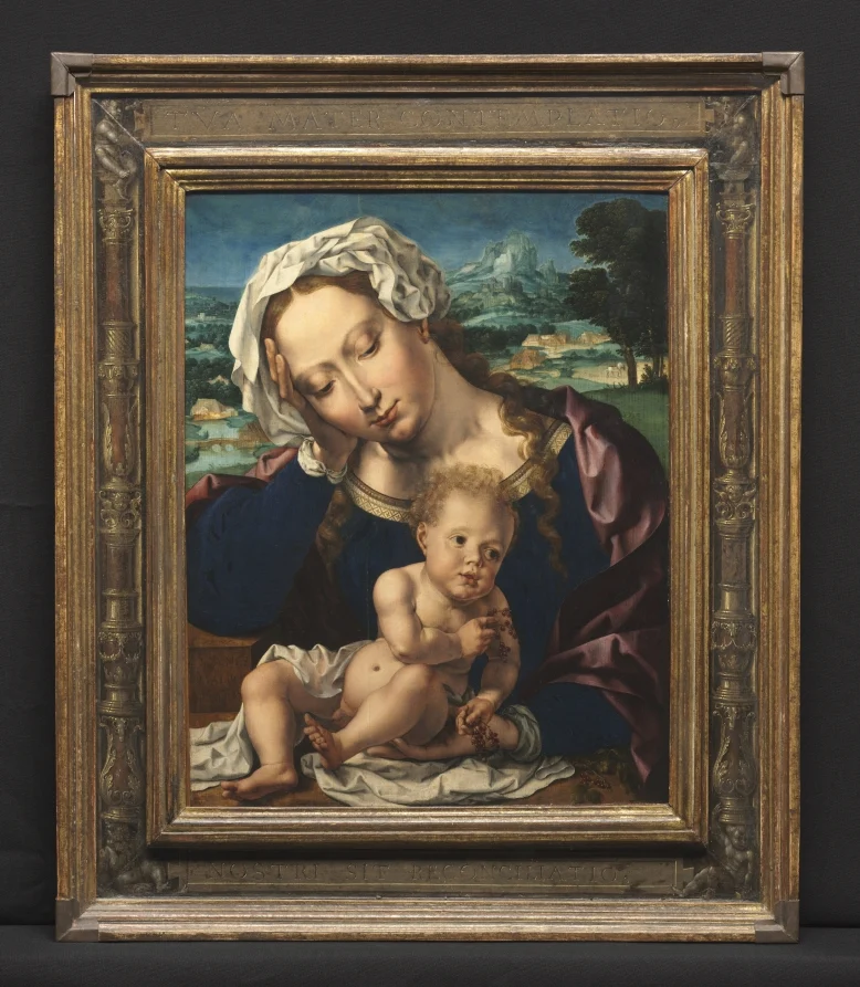 Virgin and Child in a Landscape — Jan Gossaert (Flemish, c. 1475/78–1532)