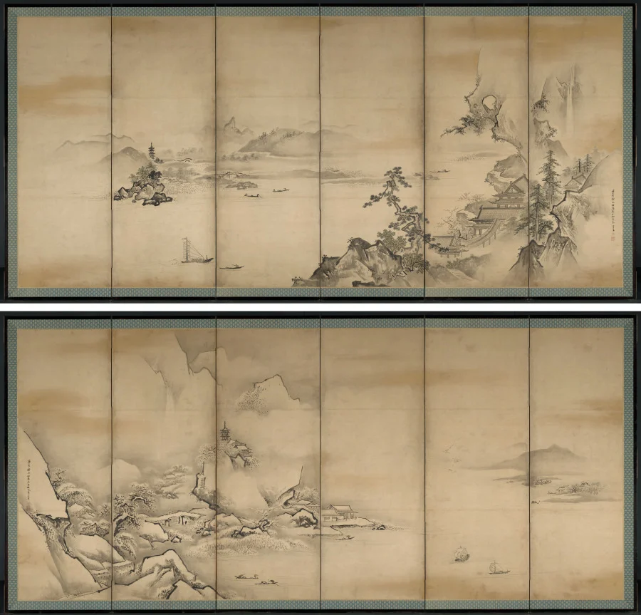 The Four Seasons — Kano Tan’yū (Japanese, 1602–1674)