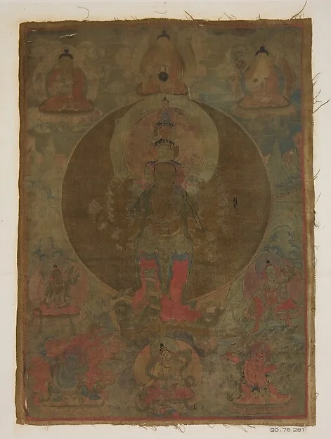 Panel from Painting of a Thousand-Armed Guanyin