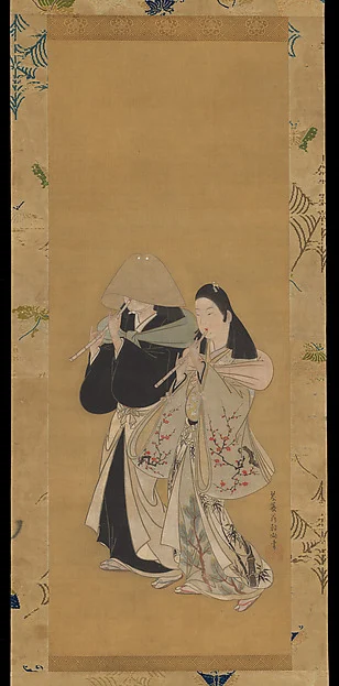 Nagoya Sanzaburō and Courtesan Katsuragi — Hanabusa Itchō
