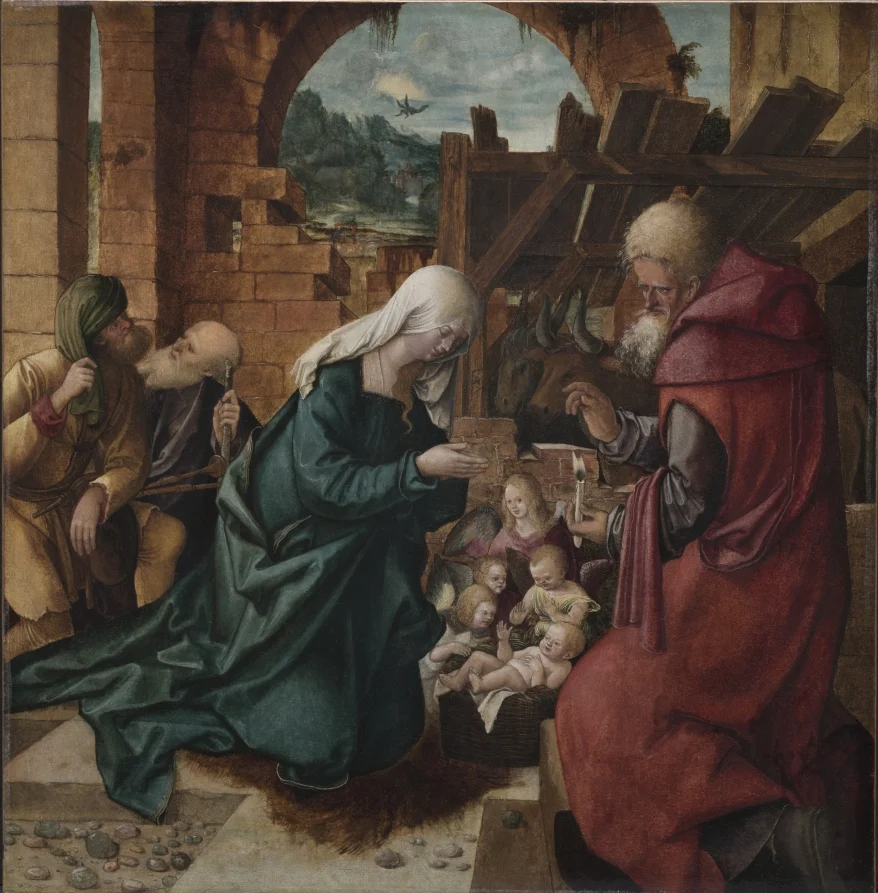 Adoration of the Shepherds — Hans Leonhard Schäufelein (German)
