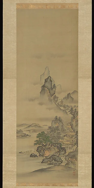 Mount Penglai with Eight Views of Xiao and Xiang — Kano Tansui Moritsune