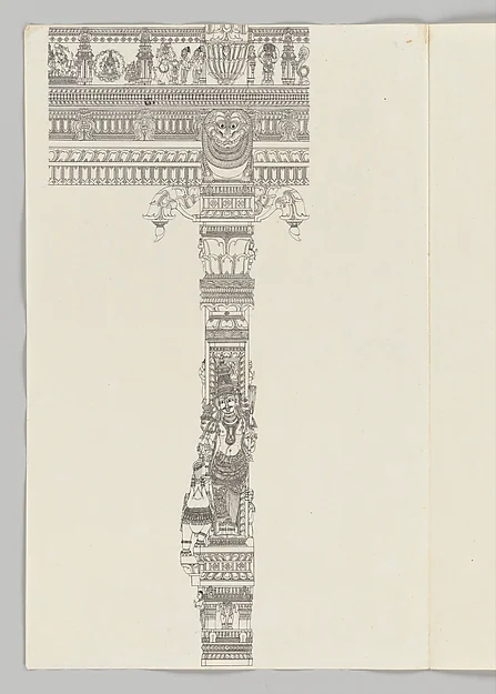 Sundareshvara as a siddha feeding sugarcane to the elephant. — Unidentified