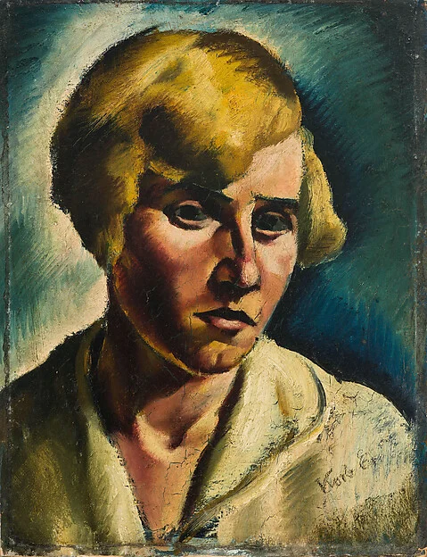 Untitled (Portrait of a Young Blonde Woman) — Erzsébet Korb