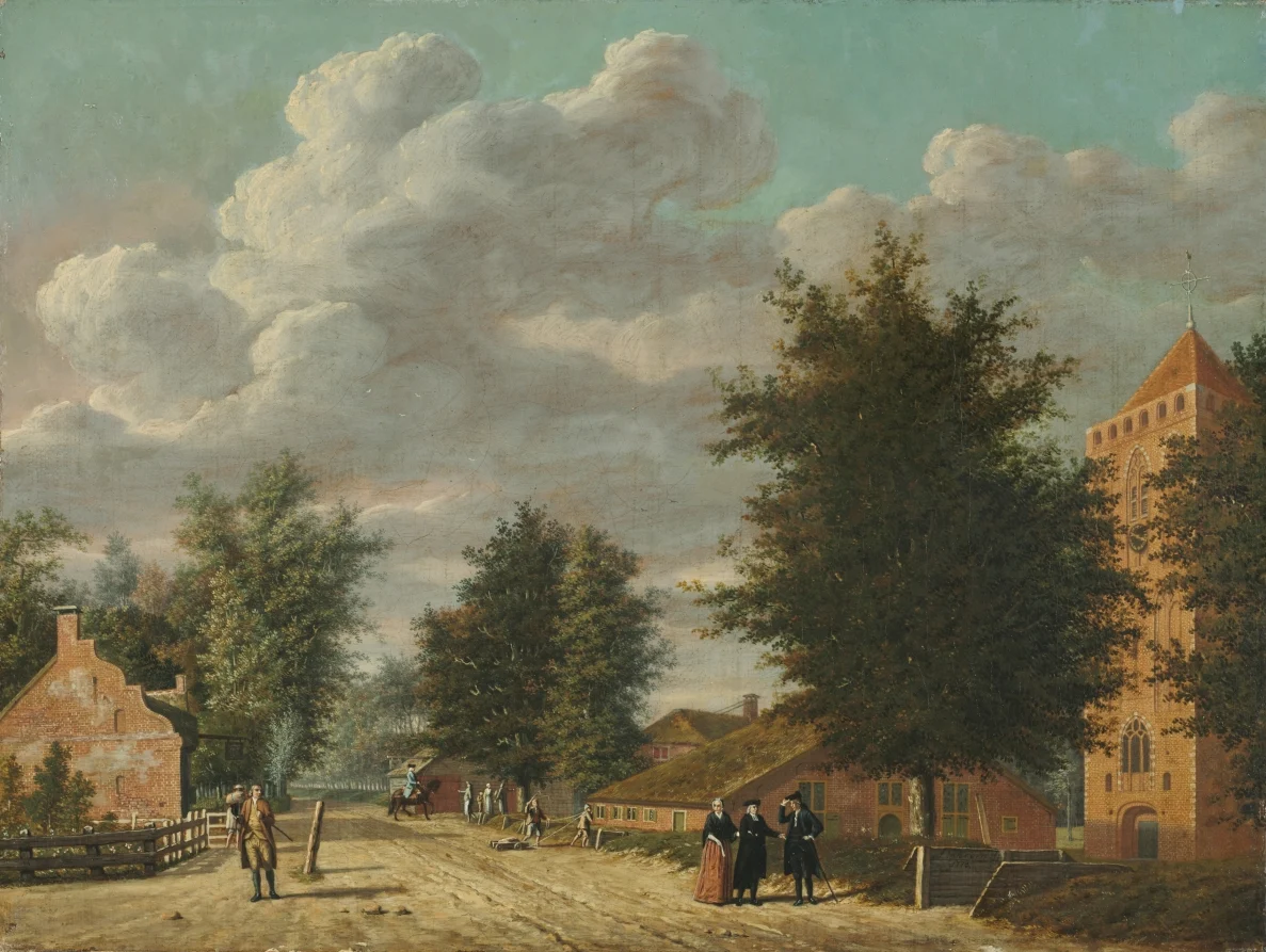 View of the Village of Eemnes — Jordanus Hoorn (Dutch, 1753–1833)