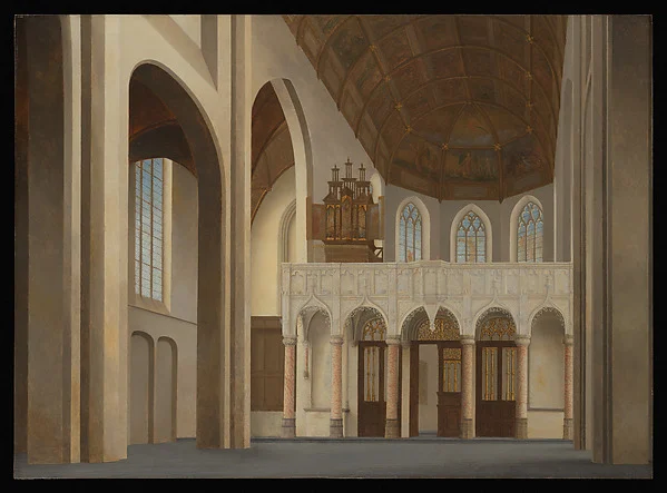Interior of the Sint-Pieterskerk, 's-Hertogenbosch — Pieter Jansz. Saenredam