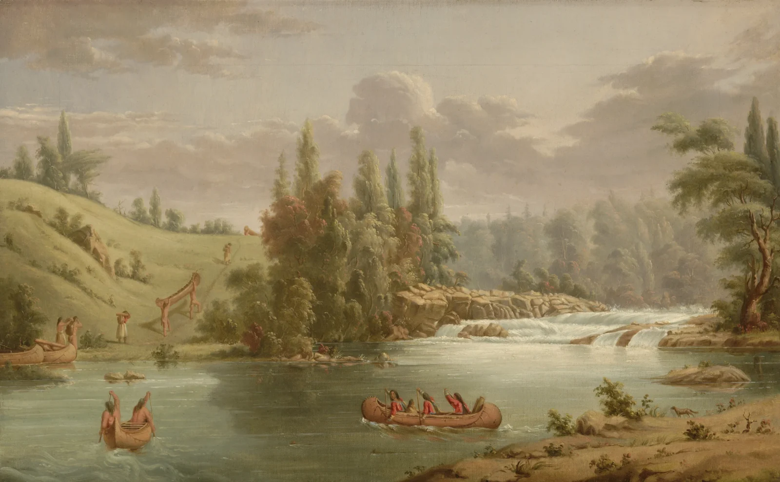 White Mud Portage, Winnepeg River (in the Province of Manitoba)