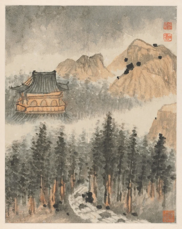Reminiscences of Qinhuai River — Shitao (Chinese, 1642–1707)