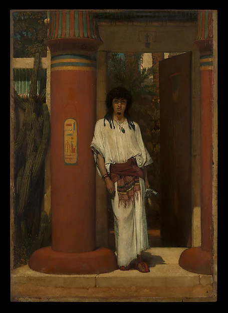 An Egyptian in a Doorway — Sir Lawrence Alma-Tadema