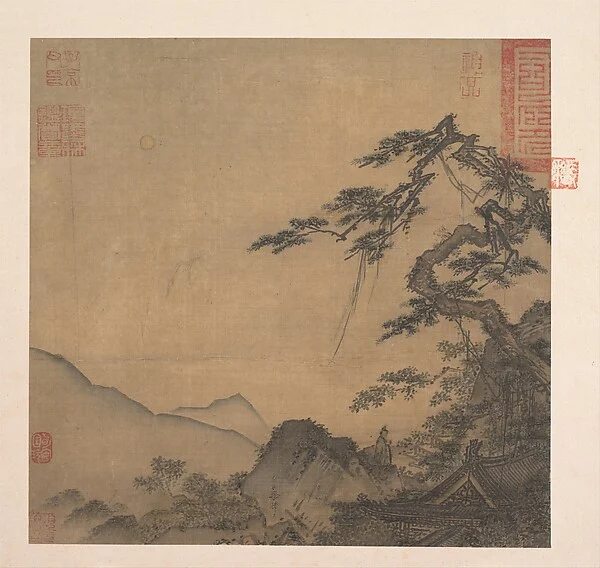 Landscape with great pine — Ma Lin